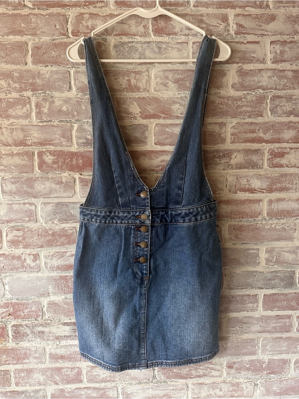 Billabong Blue Denim Overall Dress